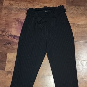 Express striped tie pant